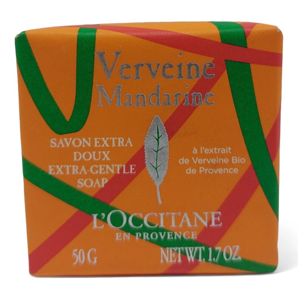 L'Occitane Verbena Mandarin Extra Gentle Soap Bar soap 1.7oz 50g new